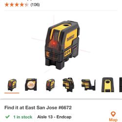 Dewalt Red Cross Lines Laser