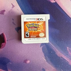 Authentic Nintendo Pokemon Sun 3DS CIB