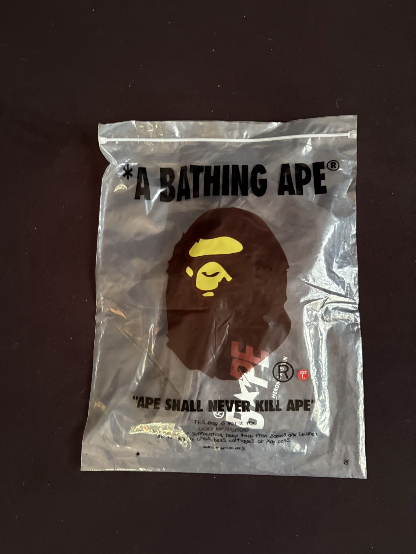 Men’s grey bape heron preston t shirt