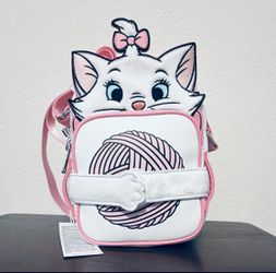 Loungefly Disney Parks The Aristocats Marie Crossbody Bag Crossbuddies Plush NWT