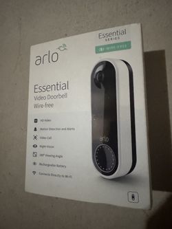 Brand new unopened Arlo Essential Video Doorbell Wire Free
