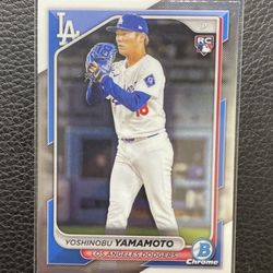 2024 Yoshinobu Yamamoto Bowman Chrome Rookie Card