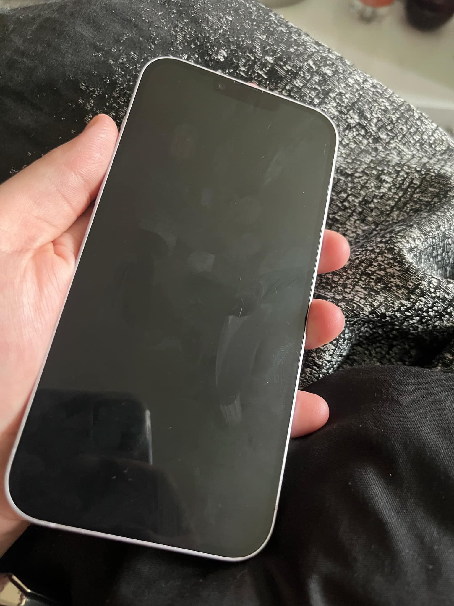 Purple IPhone 14+ With Tik Tok Installed