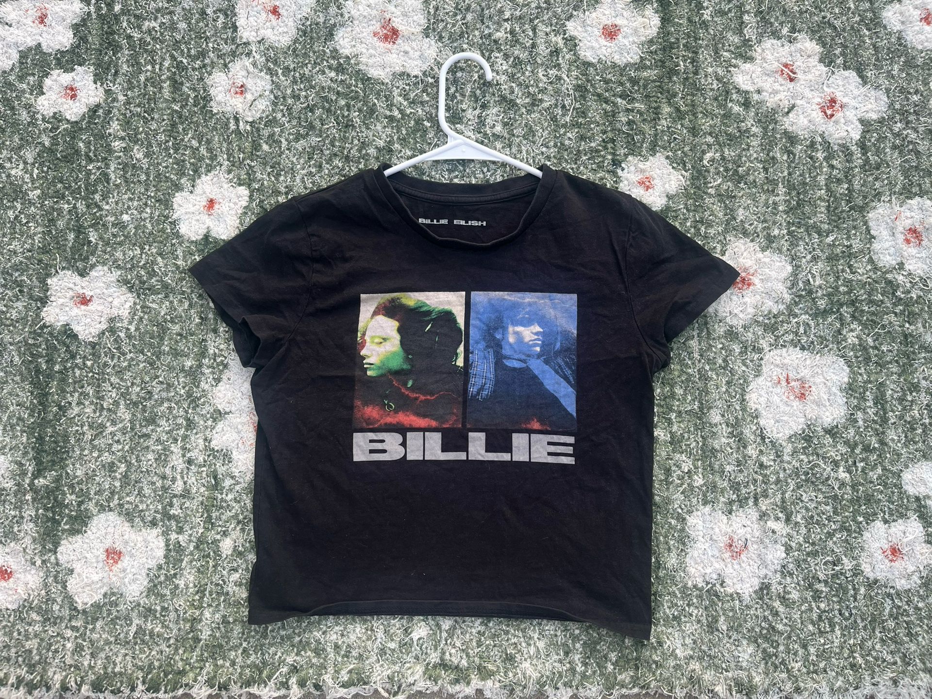 Billie Eilish merch crop top tee