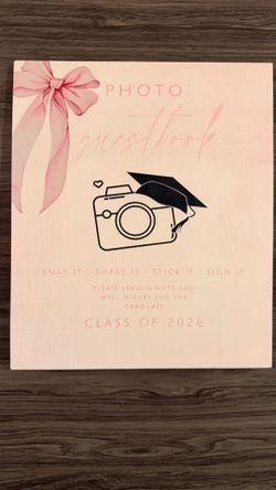 Sign in guestbook Plaque