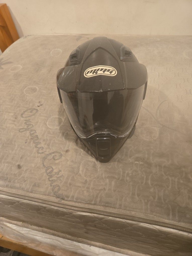 MMG Dual Sport Off Road Motorcycle Full Face Helmet Dirt Bike ATV Flip-Up Visor
