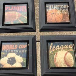 Sport Wall Hanging Frames And Pictures 