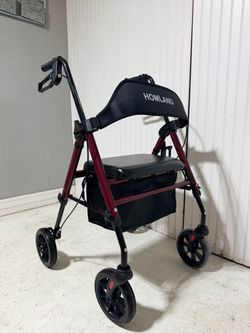 Adult rollator walker,