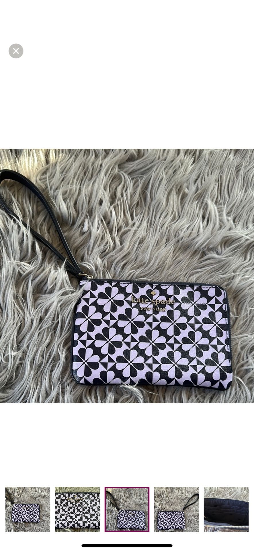 Kate Spade Black and Pink Clutch
