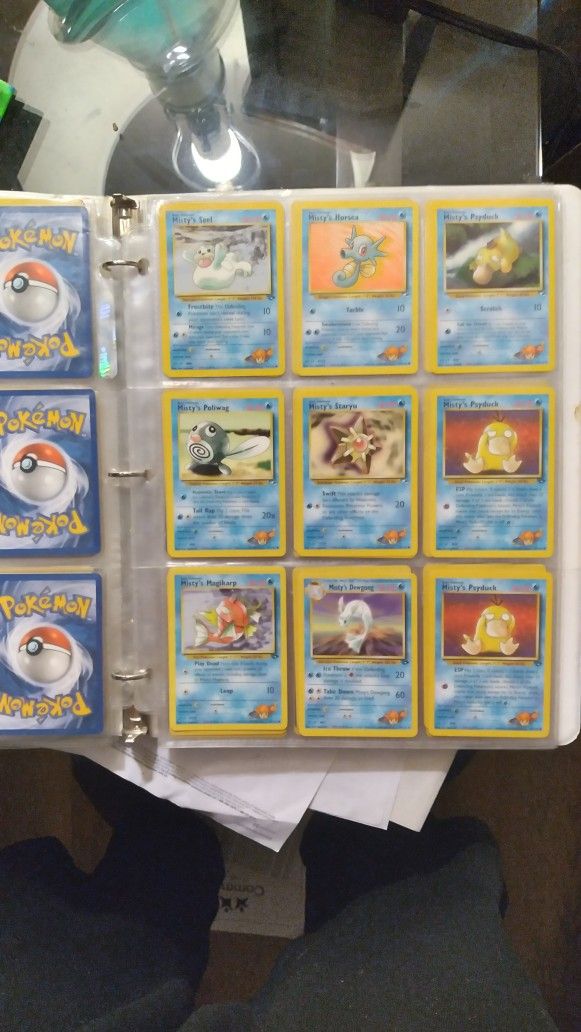 Pokémon Misty's Gym Cards Read Description 