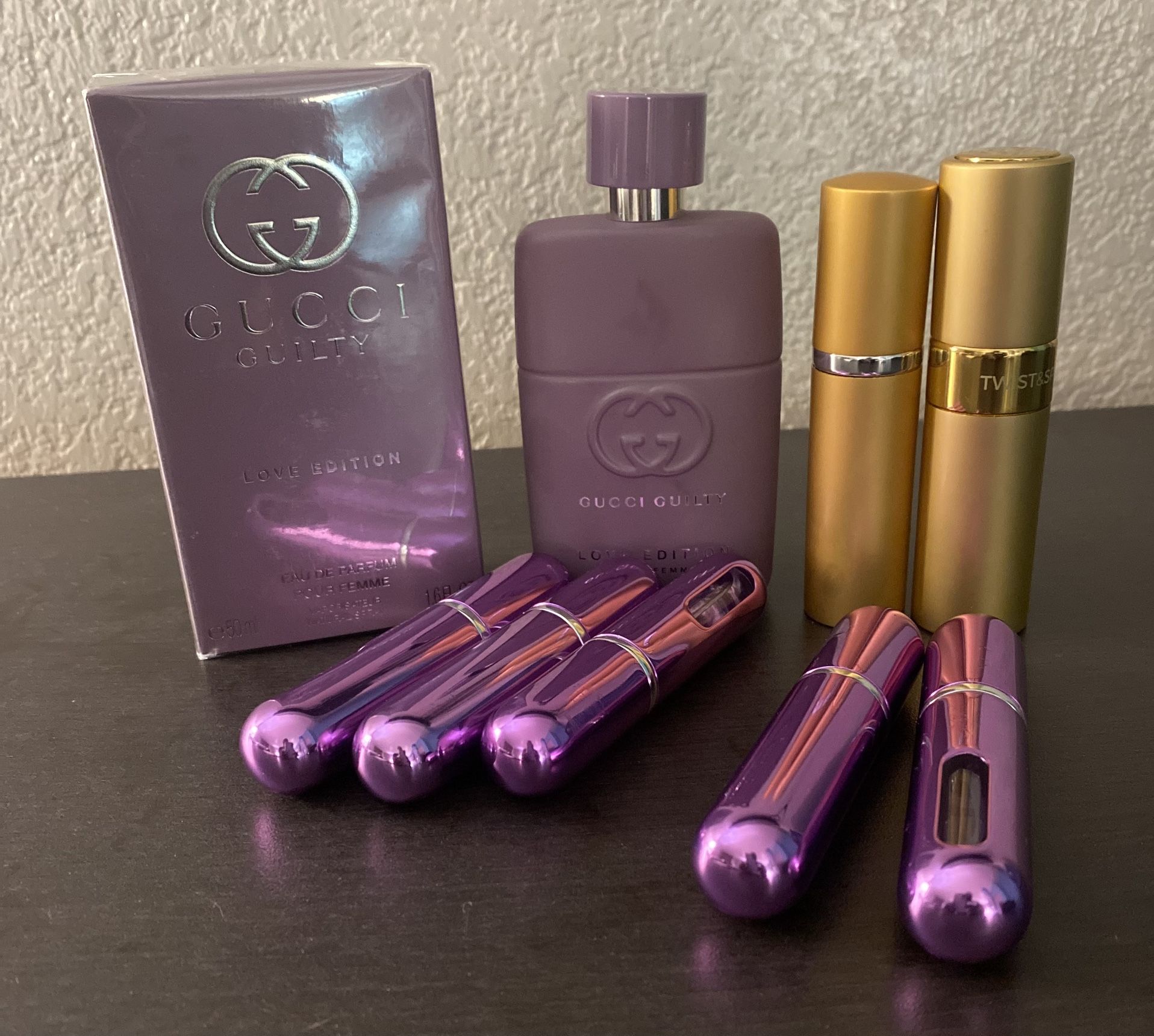 WOMEN PERFUME GUCCI GUILTY LOVE 5ML TRAVEL SPRAY
