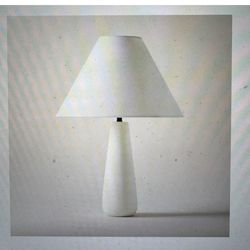 Never used- white ceramic table lamps