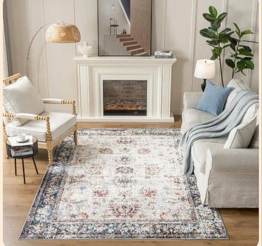 Brand New 6x9 Area Rug - Multi Colors Rugs for Living Room - Luxurious Silk's Soft Touch Living Room Rug - Elegant Non Slip Area Rug
Brand new
Pick