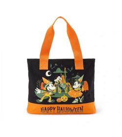 Mickey and friends Halloween canvas tote bag
