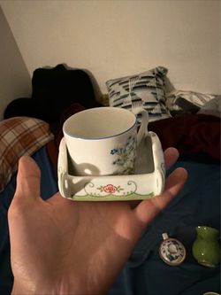 Tea Bag Holder and Cup