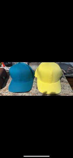 Mini Cooper Hats, Teal And Yellow New 
