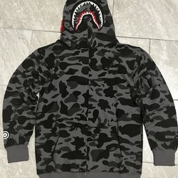 Black bape camo hoodie