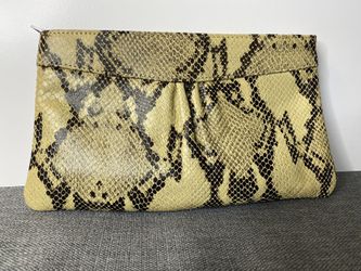 Banana republic leather clutch