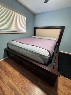 FREE BEDROOM FRAME AND MATTRESS