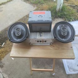 Pioneer/2 6"9 Kicker/Amp 350 Watts