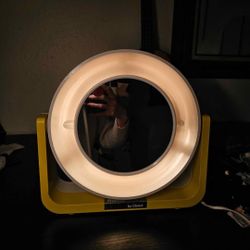Vintage MOD 70s Pivoting Makeup Mirror Bi Clairol Lighted Works USA 