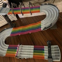 Hot Wheels Mario Kart Rainbow Road Track 