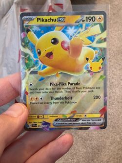 Pikachu ex double rare