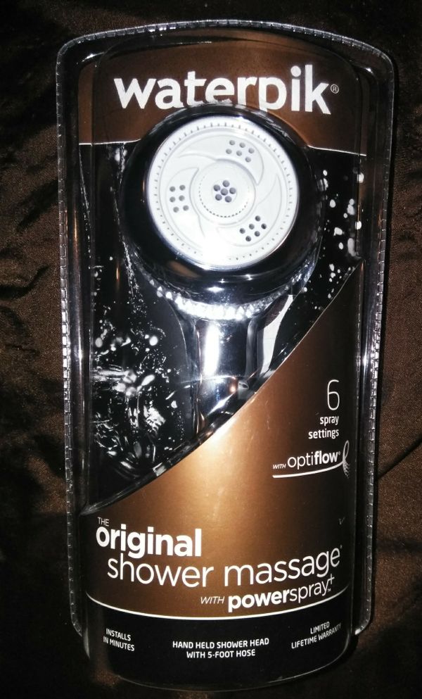 Waterpik Original Shower Massage W Powerspray New Sealed In Waterpik Original Shower Massage W Powerspray New Sealed In Package