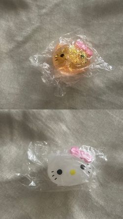 Hello kitty head orange or white squishy