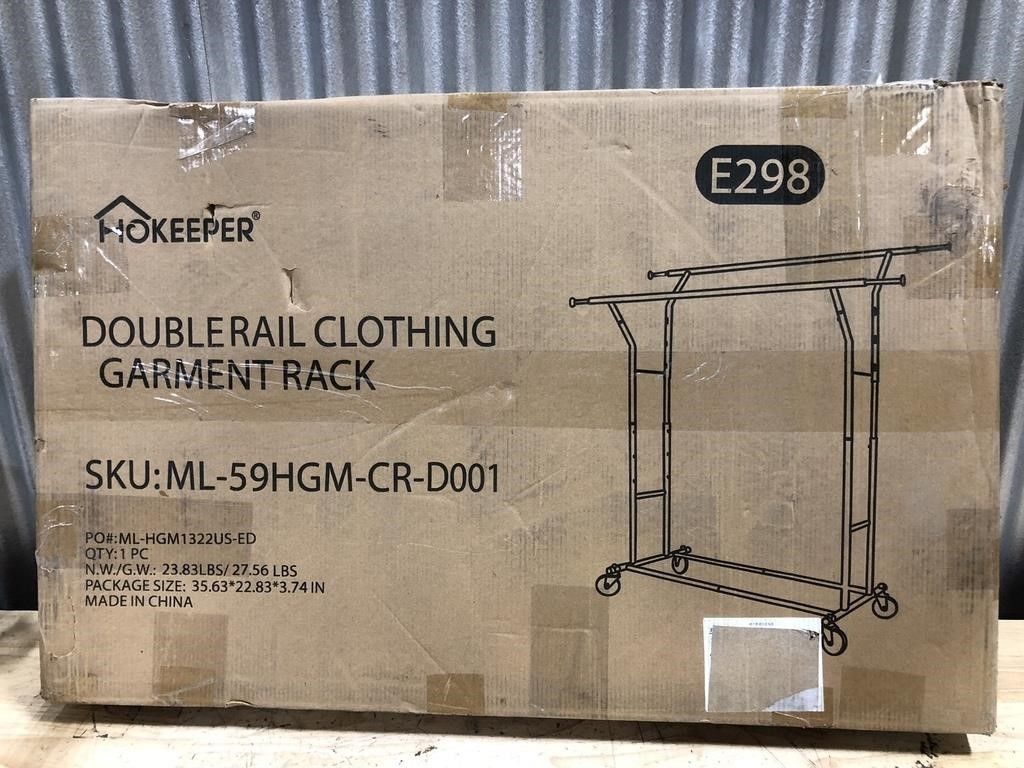 HOKEEPER Double Clothing Garment Rack for Sale in Whittier, CA OfferUp