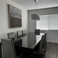 Dining Table Set + Wall Art 