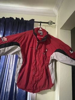 Red Vintage Columbia Jacket