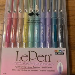 Set Of 10 Micro Fine Pens