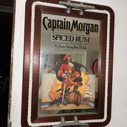 Captain Morgan Mirror Sign 