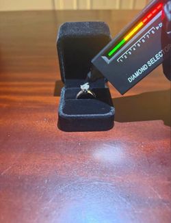 VVS1 Moissanite Ring with GRA Certificate