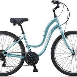 Teal Step through Jamis Bike