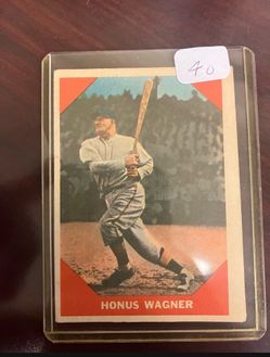1960 Fleer Baseball Greats Honus Wagner #62 Card