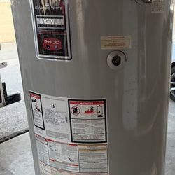 Water heater 100 gallons works good