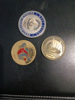 3 West Covina  Metal Coins  5. Dollar  For All 