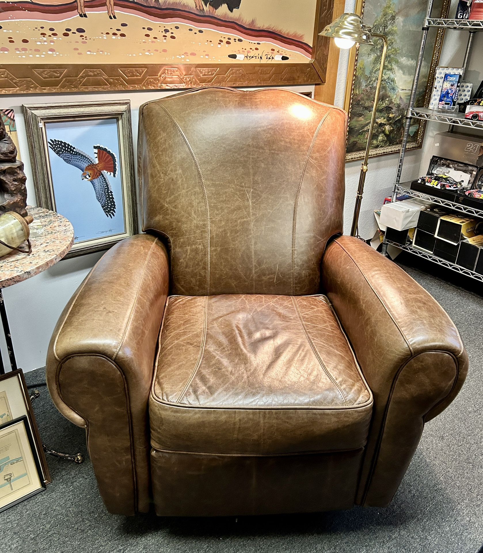 Relax The Back Leather Recliner Chair
