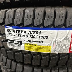 Falken LT 245-75-16. Rubitreck. All terrain tires