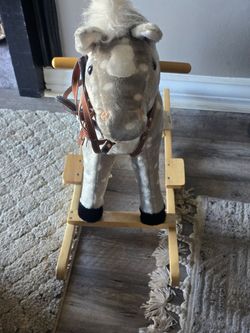Happy Trails Young Toddler Rocking Horse