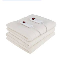 Costway 80" x 60" Heated Mattress Pad Queen Size Machine Washable Electric Bed Warmer