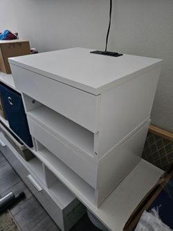 White Floating Night Stands