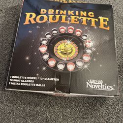 Fairly Odd Novelties Shot Glass Roulette Complete Set drinking game, 16PCS, NEW