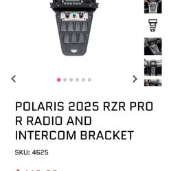PCI Radios RZR Pro R Bracket