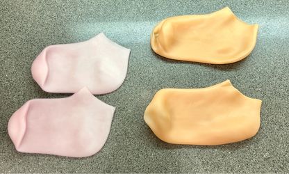 Silicone Moisturizing Gel Socks - 2 Pairs