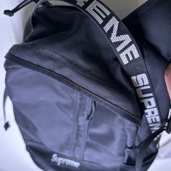 Supreme Blk Backpack SS18