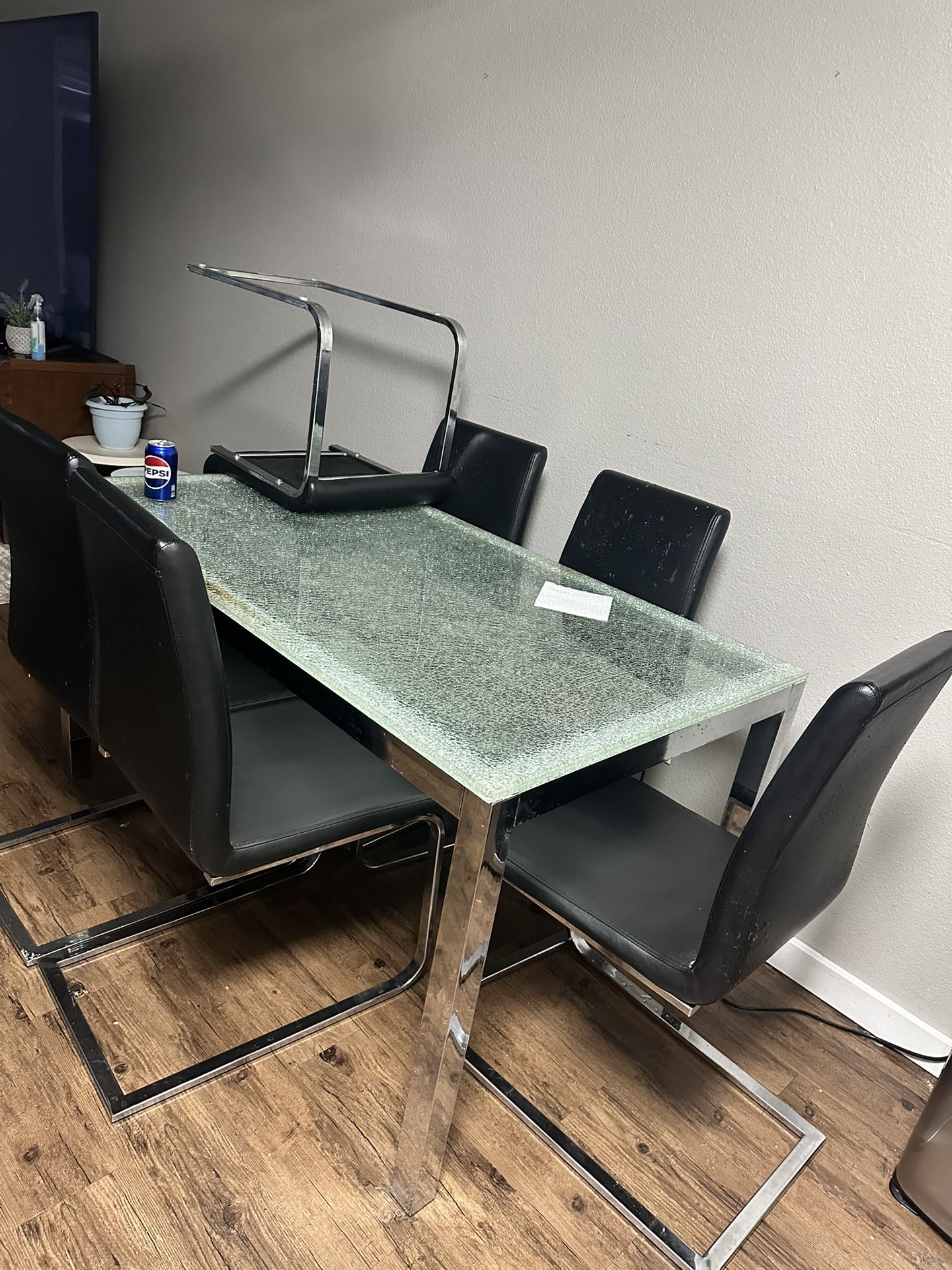 Glass Dining Table 
