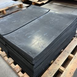 Rubber Sheets (Clean) 1/2” Thick